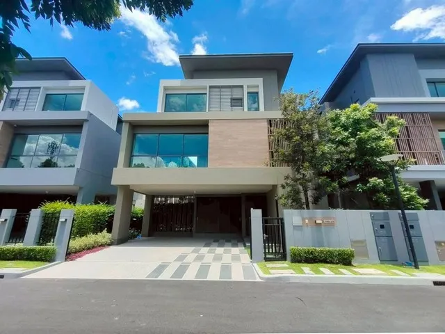 ขายบ้านเดี่ยว 3 ชั้น พร้อมลิฟท์  451 ตร.ม. แกรนด์ บางกอก บูเลอวาร์ด ราชพฤกษ์-พระราม 5 บ้านมือหนึ่ง ไม่เคยมีคนเข้าอยู่ ใกล้นานาชาติร่วมฤดี