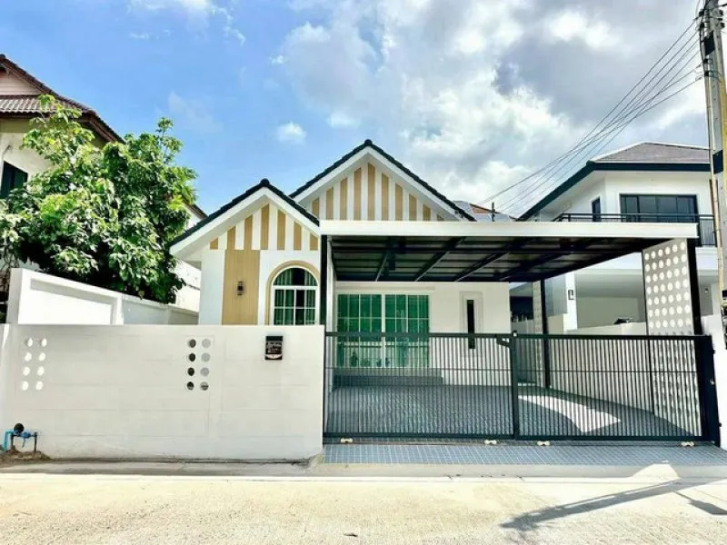 ขายบ้านเดี่ยว สร้างใหม่ทำเลดี แยกชากค้อ ศรีราชา ติดอีสเทิร์นแลนด์ TP-H2576