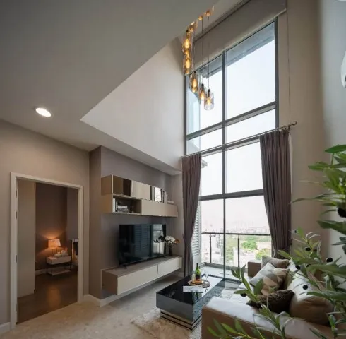 The Crest Sukhumvit 34 Duplex 12th Floor Fully Furnished Near BTS Thong Lo
