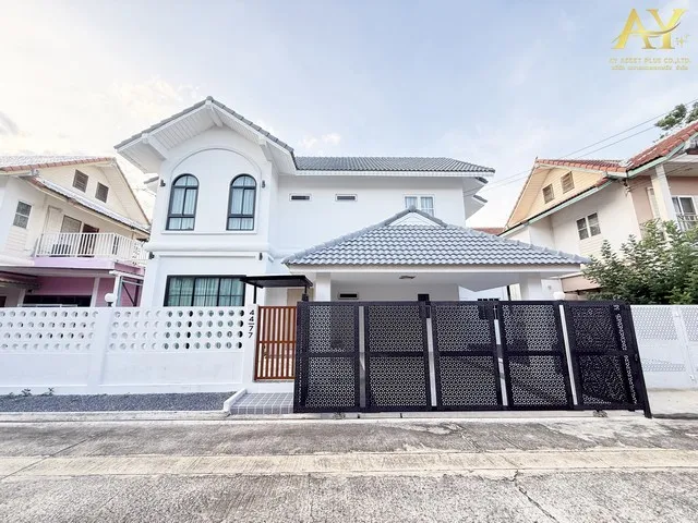 บ้านเดี่ยวดีไซน์สวยรีโนเวทใหม่ทั้งหลัง! ขนาด 50 ตร.ว. หมู่บ้านฮาร์โมนี่ วิลล์ สุขาภิบาล 5 สายไหม สเปกจัดเต็ม ในราคาแค่ 5.59 ล้านบาท! ฟรีโอน