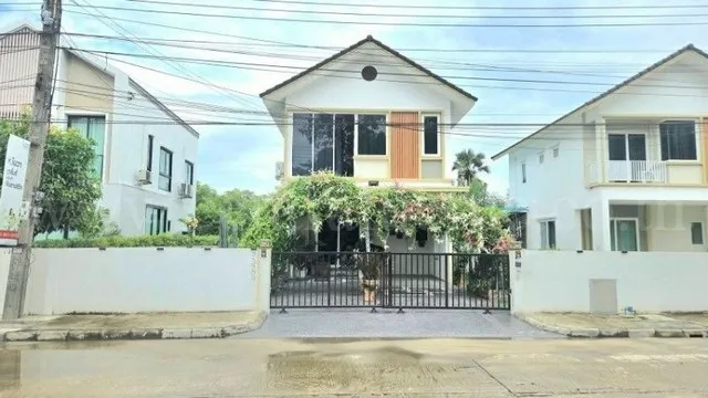 บ้านเดี่ยว บ้านตัวอย่าง โนวา สุวินทวงศ์ หน้าหมู่บ้าน ทำเลดี พร้อมอยู่