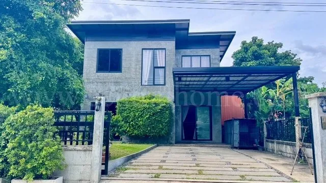 บ้านเดี่ยว 2 ชั้น เลียบคลองสาม 7  ใกล้ BTS สถานีคูคต