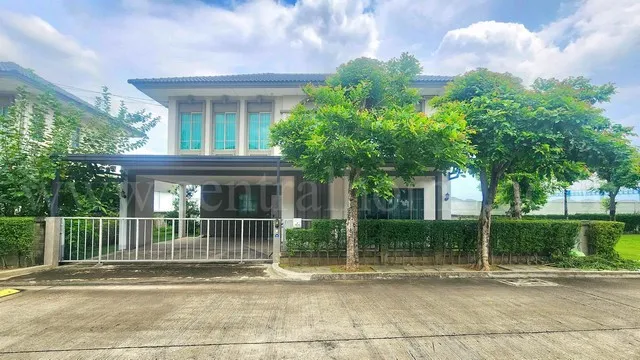 บ้านเดี่ยว เสนา วิลเลจ วงแหวน-บางบัวทอง บ้านสวย ทำเลดี พร้อมอยู่ ใกล้ MRT สถานีคลองบางไผ่