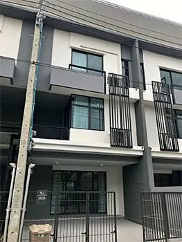P776 ให้เช่า ทาวน์โฮม 3 ชั้น โครงการ เพล็กซ์ เรสซิเดนซ์ นวมินทร์ 111 Plex Residence Nawamin 111 ถนนเกษตร-นวมินทร์