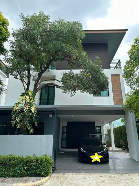 ขายบ้านเดี่ยว 3 ชั้น 54 ตรว. 4 ห้องนอน บ้านลุมพินี สวนหลวง ถนนเฉลิมพระเกียรติ ร.9