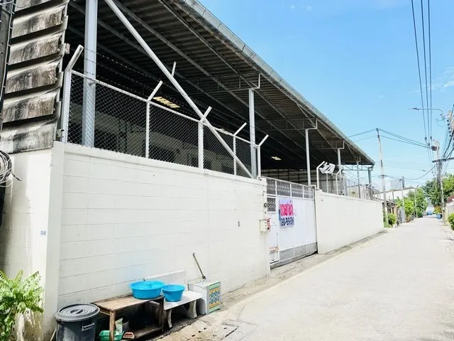 ขายโรงงานอุตสาหกรรม สุขสวัสดิ์30 ที่ดิน1ไร่3ตรวา อาคาร2ชั้นมีหอพัก