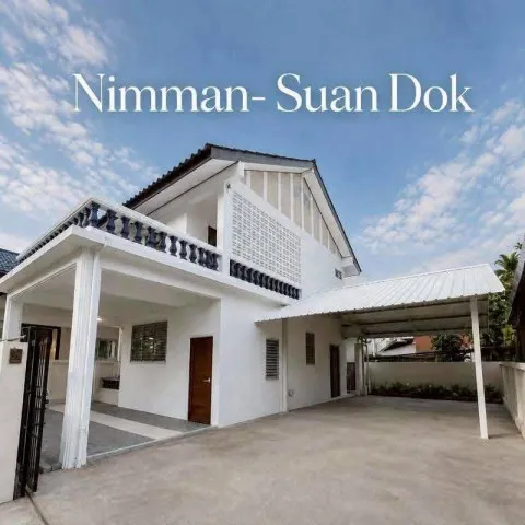 ให้เช่า 25,000 บาท/เดือน โซนนิมมาน – #สวนดอก บ้านเดี่ยว + ที่ดิน ทำเลหายาก ใจกลางเมืองเชียงใหม่ พร้อมอยู่ทันที ใช้ชีวิตง่าย ใกล้ทุกไลฟ์สไตล์