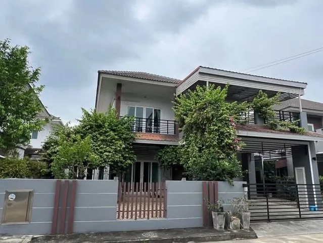 บ้านเดี่ยว 2 ชั้น เฟอร์นิเจอร์ครบ บรรยากาศเงียบสงบ หางดง