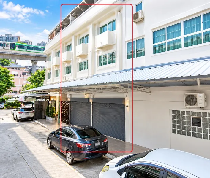 260813tinnwark ให้เช่า อาคารพาณิชย์ BTS เสนานิคม 310ม. ใกล้ Major รัชโยธิน 900ม.ให้เช่าอาคารพาณิชย์ 4 ชั้น 2 คูหา ทำเลพหลโยธิน  8นอน 4น้ำ