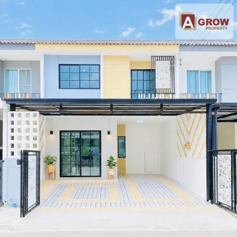 หมู่บ้านพฤกษา เลียบวารี-มีนบุรี ทำเลดี บ้านรีโนเวทใหม่ทั้งหลัง พร้อมเข้าอยู่