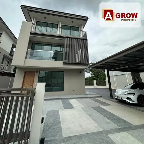 โครงการ AQ Arbor สวนหลวง ร.9 – พัฒนาการ ขายบ้านใหม่ ไม่เคยเข้าอยู่ เพิ่งบิ้วอินตกแต่งเสร็จ บ้านเดี่ยวหรู 3 ชั้น หลังริม