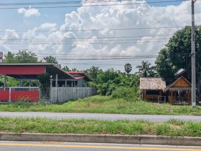 ขายที่ดินเปล่าติดถนนอู่ทองท่าน้ำอ้อย 90 ตร.วา หน้ากว้าง 10 เมตร ใกล้ชุมชน เหมาะลงทุนระยะยาว สุพรรณบุรี