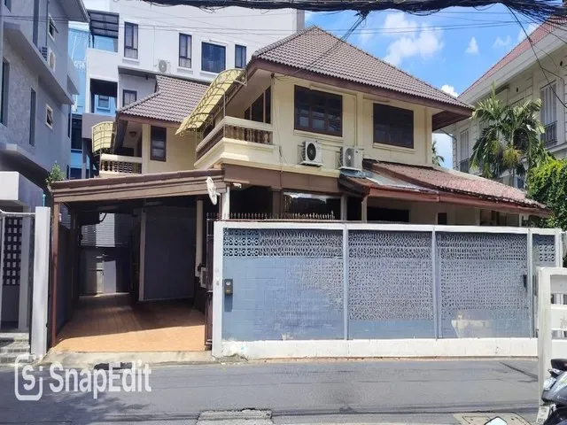 รหัสC7311 ให้เช่าบ้านเเดี่ยว 2ชั้น ย่านห้วยขวาง สุทธิสาร รัชดดา18 เหมาะอยู่อาศัยและทำโฮมออฟฟิศ