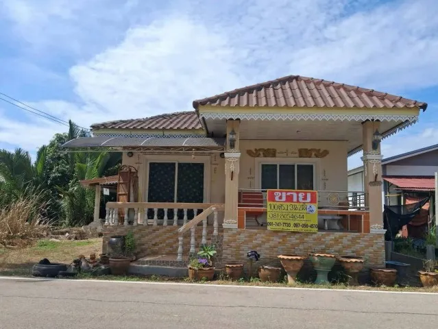 ขายบ้านเดี่ยวพร้อมที่ดิน 100 ตร.วา. ซอยโรงถ่าน  ถนนทุ่งกระโจมทอง หลักสอง บ้านแพ้ว สมุทรสาคร