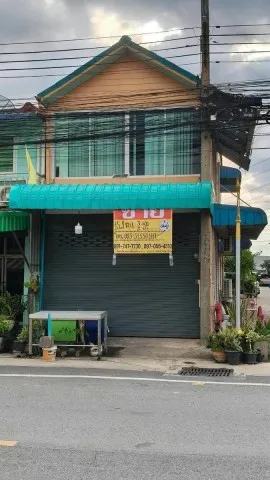 ขายทาวน์เฮาส์ 2 ชั้น หลังมุม ทำเลดี ติดถนนหลัก ถนนบางปลา   ท่าทราย เมืองสมุทรสาคร